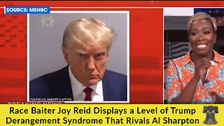 Race Baiter Joy Reid Displays a Level of Trump Derangement Syndrome That Rivals Al Sharpton