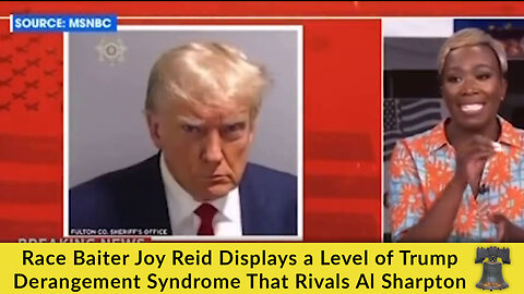 Race Baiter Joy Reid Displays a Level of Trump Derangement Syndrome That Rivals Al Sharpton