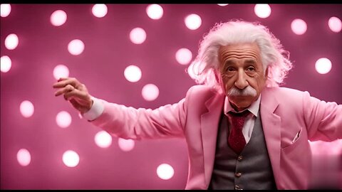 Einstein in the movie Barbie