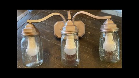 DIY Rustic Mason Jar Lights