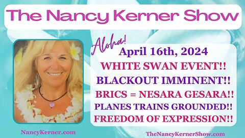 White Swan Event! Blackout IMMINENT! BRICS=NESARA GESARA! Plane/Trains Grounded!