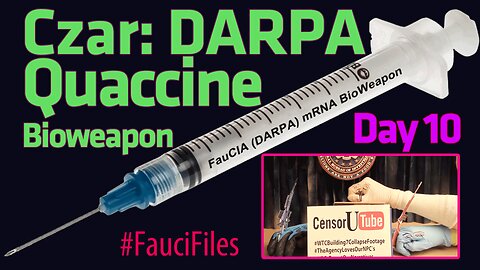Czar Speaks to DARPA Bioweapon Quaccine, From Which He Has Damage