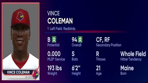How To Create Vince Coleman MLB The Show 22