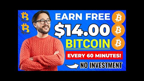 Earn Free $14.00 Bitcoin Everyday Hour