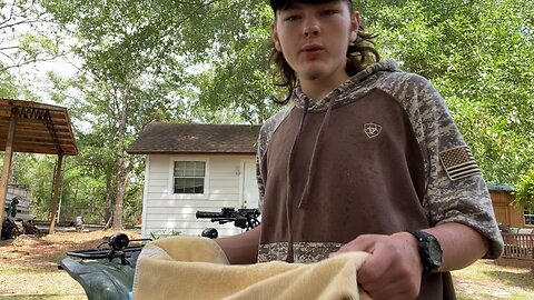 Washing four wheeler