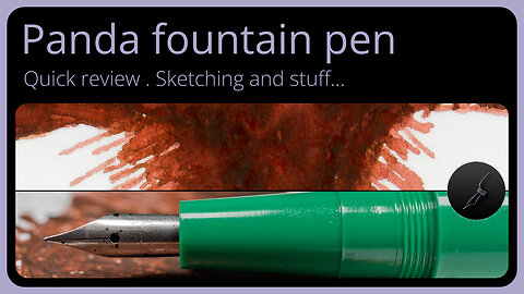 Panda pocket fountain pen
