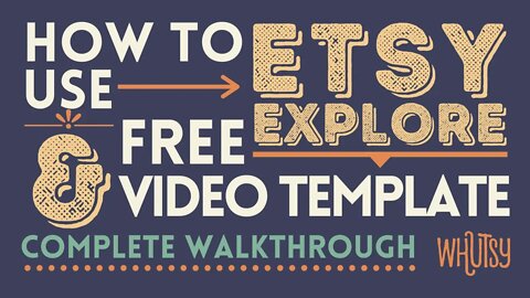 How Do You Use Etsy Explore? The Etsy Seller Preview App Video Size and Template