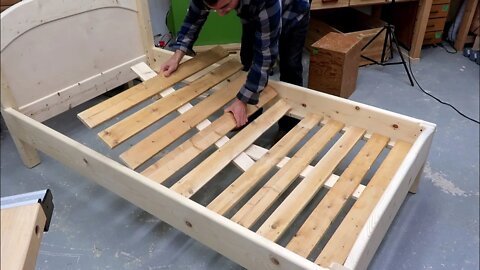 Single bed build from construction lumber