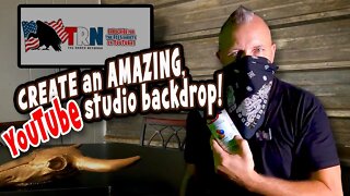 How to Create an AMAZING YouTube Studio backdrop with an OLD TIN ROOF! | TRN Do It Yourself (DIY)