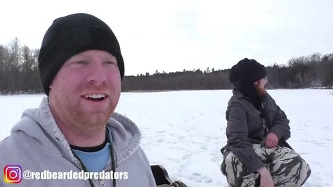 Kids FIRST TIP-UP Northern Pike | Wisconsin Ice Fishing