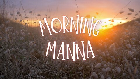Morning Manna - Carried in the Hands of Yah