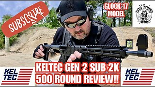 KELTEC SUB 2000 GEN 2 9MM 500 ROUND REVIEW! DOES IT HOLD UP?