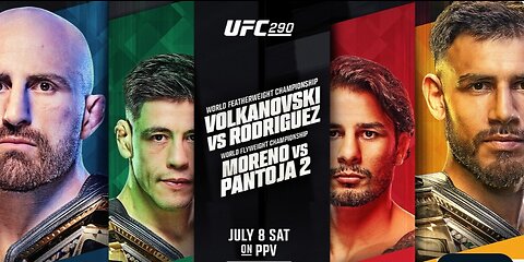 UFC 291.: Volkanovski vs Rodriguez | July 10 ..2023!