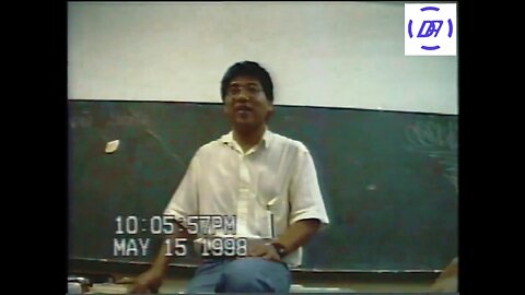 Professor Ricardo Morishita no 3º Mercadologia Turma C em 15 de maio de 1998, VHS versão 2021