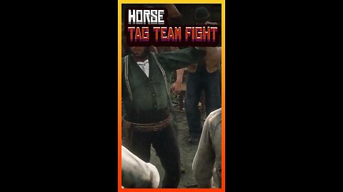 Horse tag team fight | Fun & Hilarious Moments Ep. 210 #rdr2