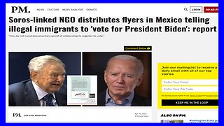 Soros-NGO in Mexico Tells Illegals to Vote for Joe Biden