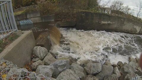 Post storm steelhead fishing conditions November1, 2019