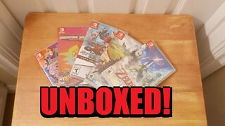 Unboxing new games! July Haul!