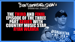 Country Music Star, Ryan Weaver sits down with us for part 3 of 3 episodes. | 22MAR23