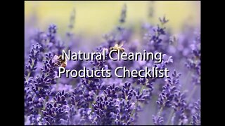 Natural Cleaning Supplies Checklist