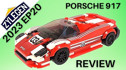 Zylegen - Porsche 917 - Mini Car Series Unbox, Speed Build & Review (Lego Alternate Build)