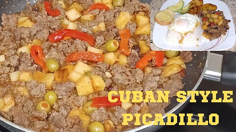 Cuban-Style PICADILLO (Ground Beef)