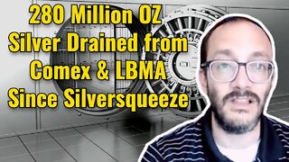 Rafi Farber: 280 Million OZ Silver Drained from Comex and LBMA Since Silversqueeze