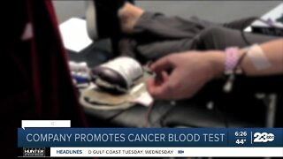 Company promotes early detection cancer test