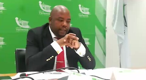 SOUTH AFRICA - Pretoria - Mayor of Tshwane, Stevens Mokgalapa, on service delivery issues (8qa)