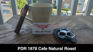 PDR 1878 Cafe Natural Roast cigar review