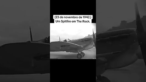 (23 de novembro de 1942.) Um Spitfire em The Rock. #guerra #war #ww2