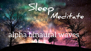 Alpha Binaural Waves 11hz | Night Sky Fade To Black | IMMUNITY | DEEP SLEEP | MEDITATE | RELAXATION