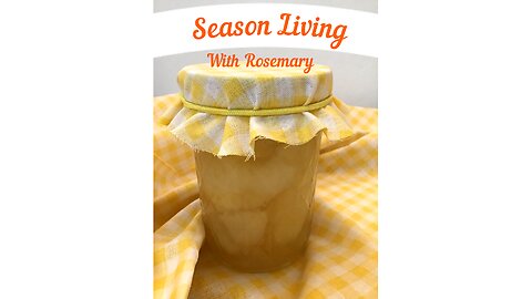 Home canning of store bought pears