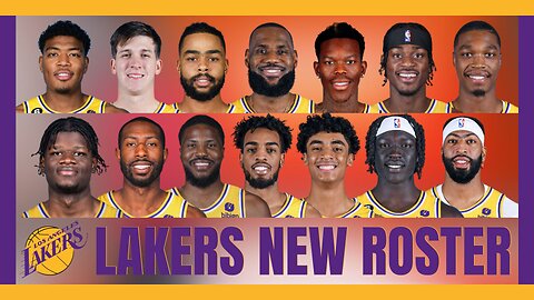 UNVEILING THE NEW LAKERS ROSTER: A STAR-STUDDED LINEUP! LATEST LAKERS NEWS