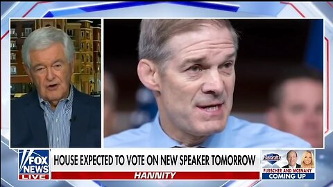 Newt Gingrich: Jim Jordan Will Be A Very Strong Speaker