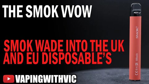 The SMOK VVOW (UK/EU) Disposable - Did they just throw scrabble letters on the table?