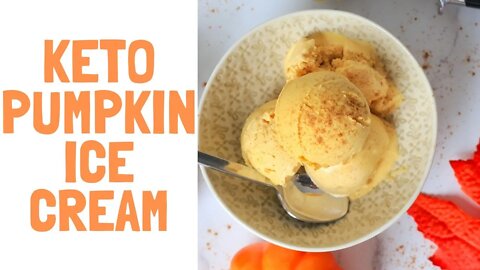 Keto Pumpkin Ice Cream Recipe in the Ninja Creami | Low Carb | Sugar Free