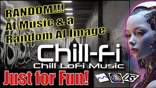 AI generated image random AI lofi music beats | Chill-fi by DjAi