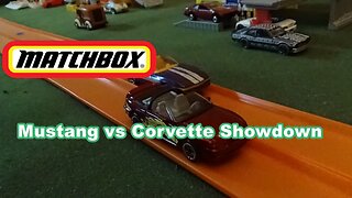 Matchbox Mustang vs. Corvette