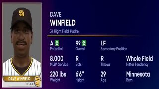 How To Create Dave Winfield MLB The Show 22