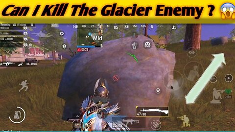 Can I kill the Glacier Enemy? BGMI Intense moments|BGMI Gameplay 😎