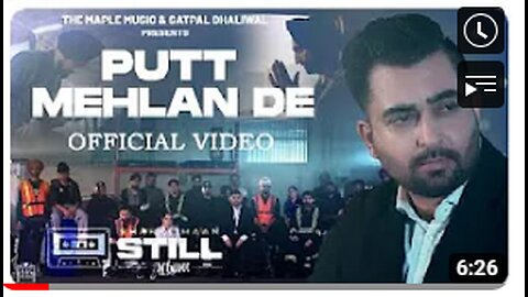Putt Mehlan De ( Official Video ) Sharry Maan STILL - Album