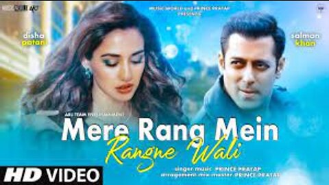 Radhe Your Most Wanted Bhai Movie Song - Mere Rang Mein | Salman Khan | Disha Patani | Hindi Song