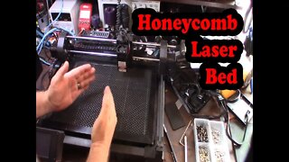 Honeycomb Laser Cutter Engraver Bed Working Table Prevent Underside Material Burning Charring