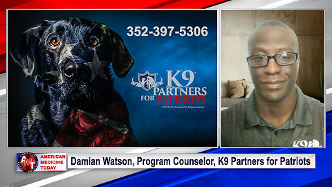 ep.312 Damiam Watson from K9 Partners for Patriots, Susie H., Dr. Bonati on Stemspine Injections