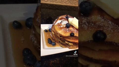 Homemade Blueberry Pancakes