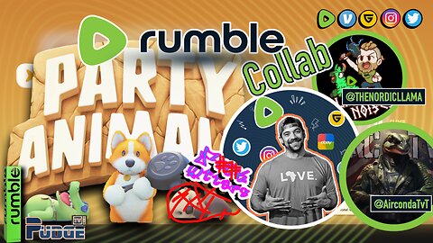 @RumbleGamers Collab Playing Party Animals