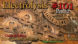 Electrolysis How To Straighten Your Amazing Metal Detecting Finds