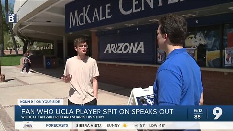 Fan who UCLA player spit on speaks out