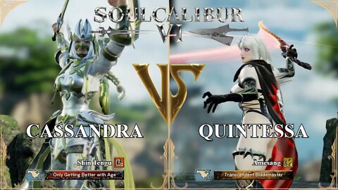 Cassandra (Shin Tengu) VS Quintessa (Âmesang) (SoulCalibur™ VI: Online)